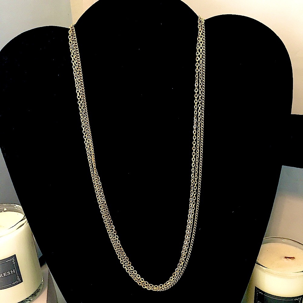 Multi-strand Cable Link Chain Italian necklace